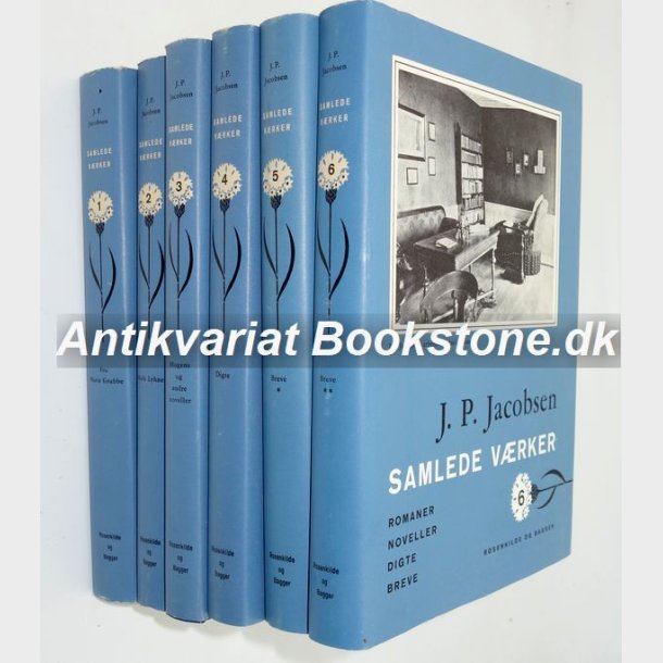 J.P. Jacobsen samlede vrker Bind 1-6