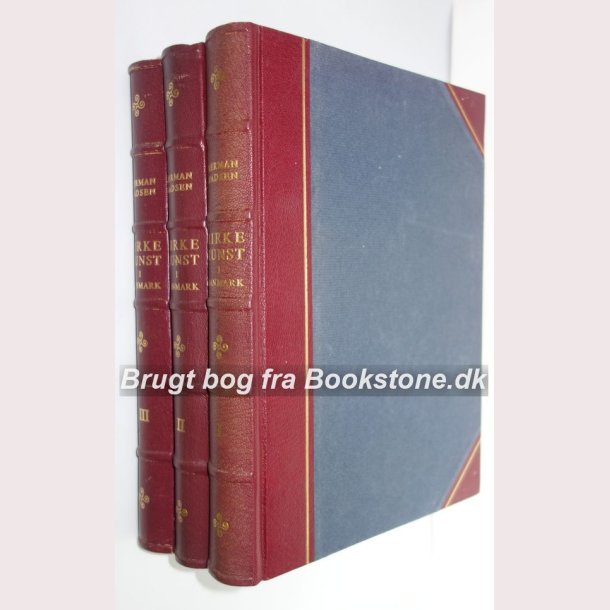 Kirkekunst i Danmark Bind 1-3 