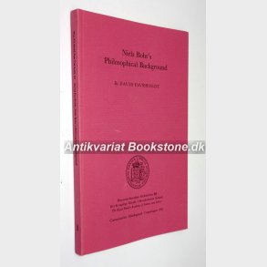 Niels Bohr´s Philosophical Background
