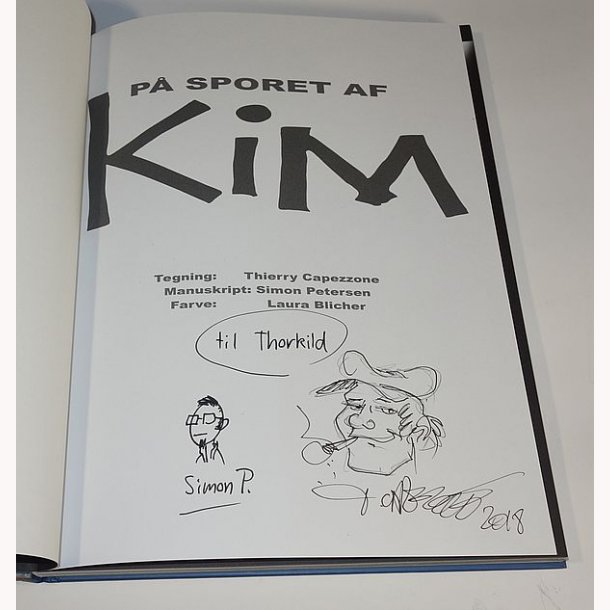 P sporet af Kim: Thierry Capezzone og S. Petersen (Signeret)