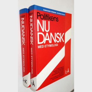 Politikens nudansk ordbog Bind 1+2med etymologi