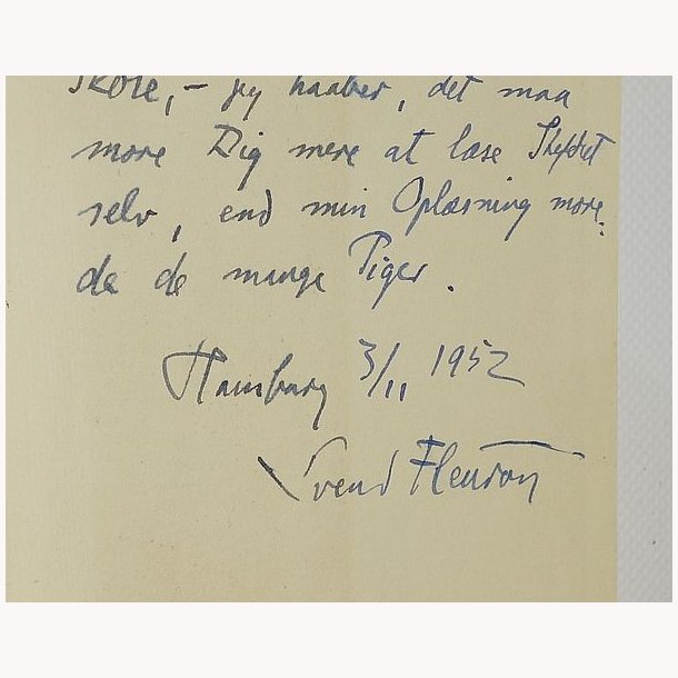 Schnipp Fidelius Adelzahn - signeret