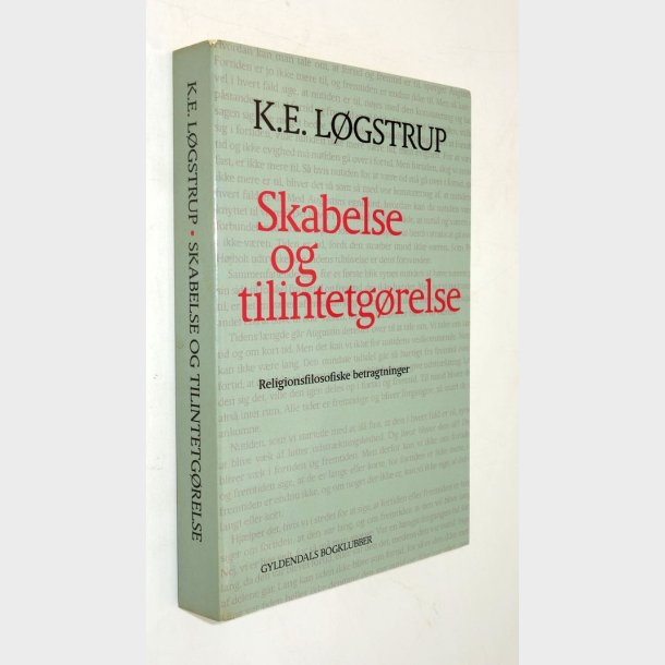 Skabelse og tilintetg�relse: K.E. L�gstrup