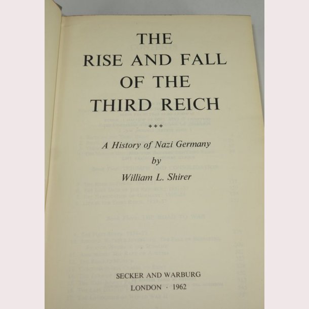 The Rise and Fall of the Third Reich