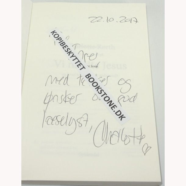 Jeg mdte Jesus - signeret