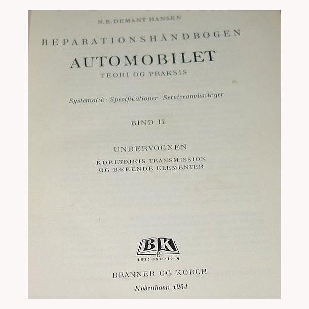 Reparationshndbogen - Automobilet - teori og praksis