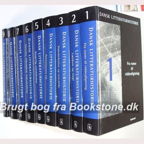 Dansk Litteraturhistorie Bind 1-9: Sren Kaspersen m.fl.