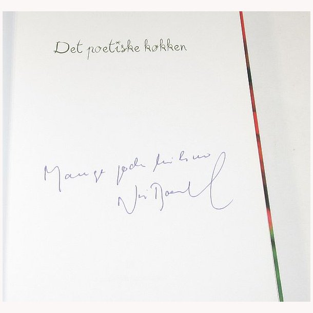 Det poetiske kkken: Nis Boesdal (Signeret)