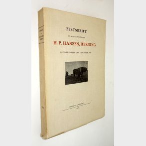 Festskrift til Museumsforstander H.P. Hansen, Herning