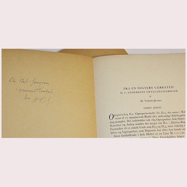 Fra en digters vrksted - H.C Andersens optegnelsesbger