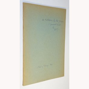 Fra en digters vrksted - Frste Afsnit