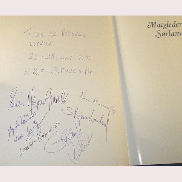 Matgleder fra Srlandet