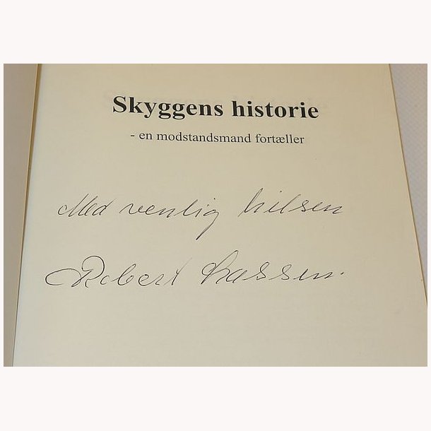 Skyggens historie - signeret