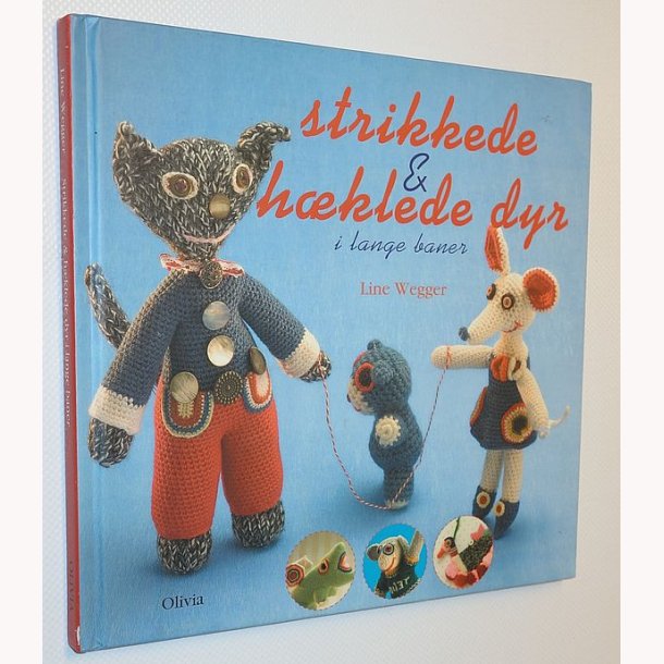 Strikkede &amp; hklede dyr i lange baner