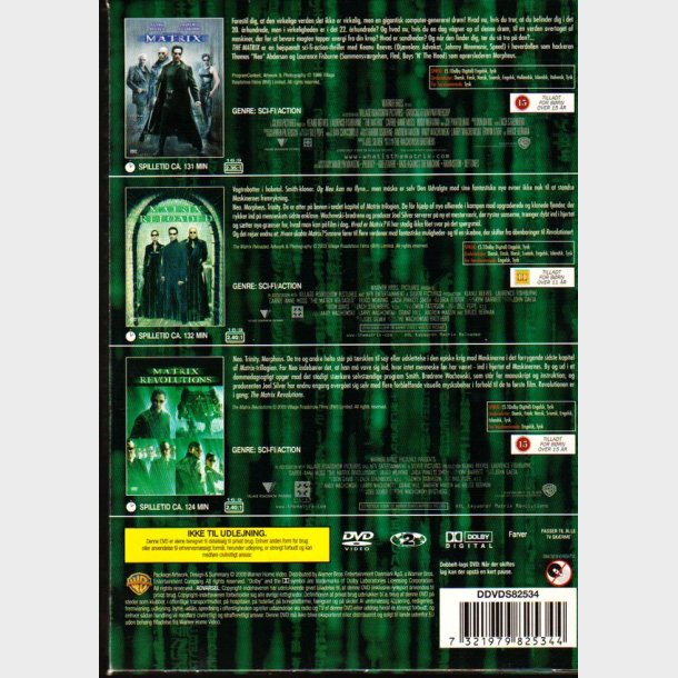 The Matrix Collection DVD