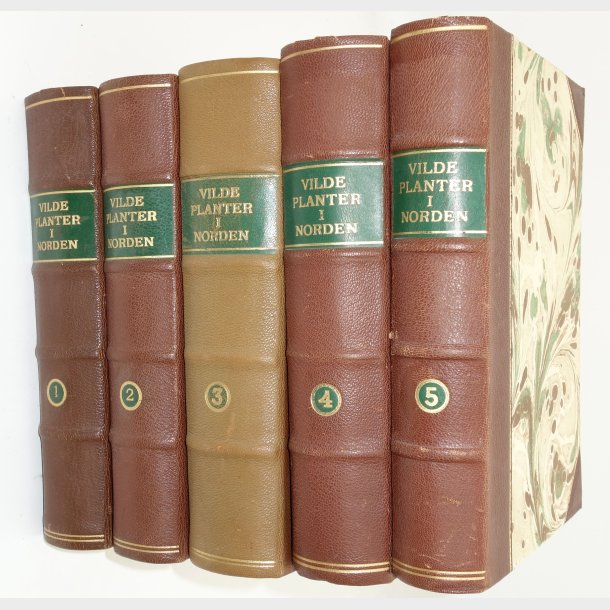 Vilde Planter i Norden Bind 1-5: K. Gram og Knud Jessen
